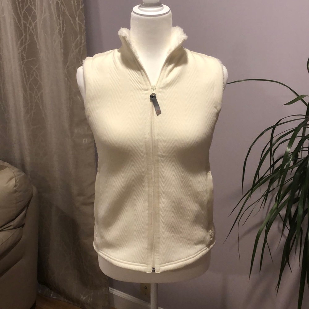 Talbots White Vest